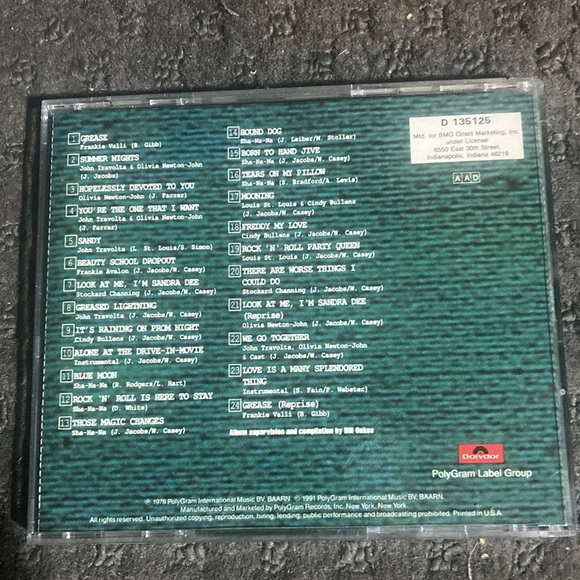 Pre-Owned Grease Original Soundtrack CD - Picture 2 of 7